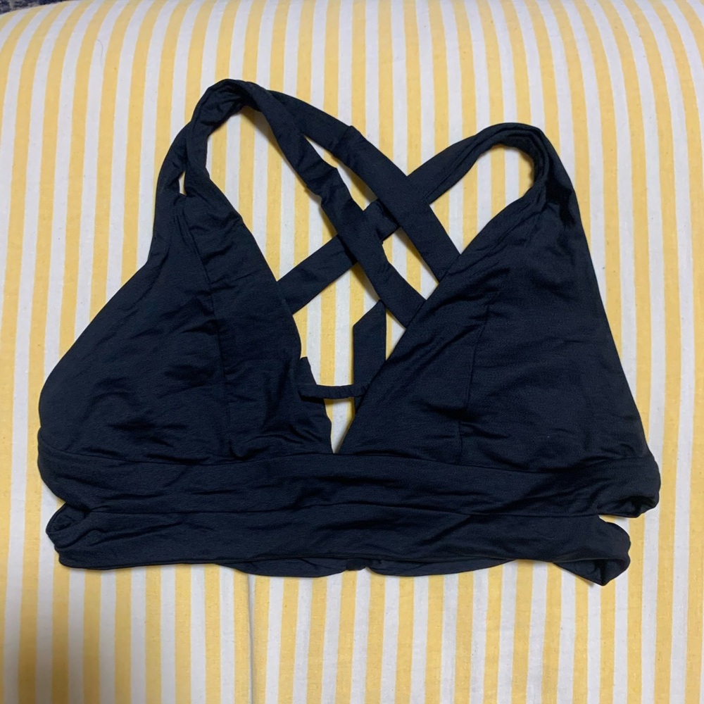 Becca Black Bikini Cross-back Tie
